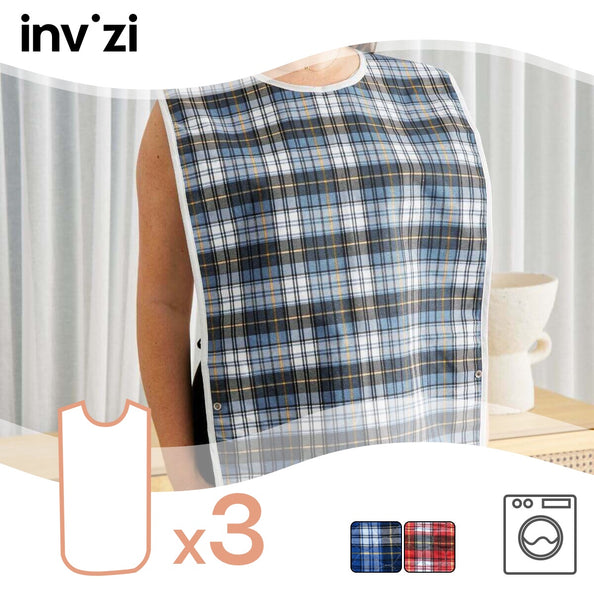 Invizi Waterproof Bibs - 3 Pack
