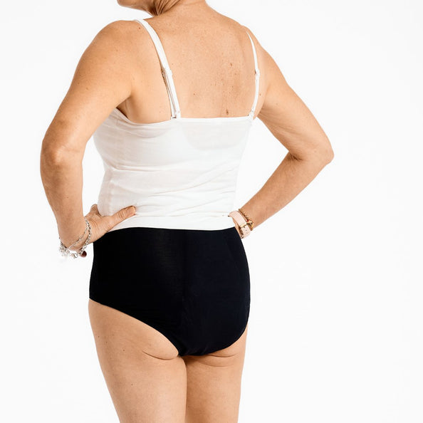Culotte d'incontinence lavable pour femme Invizi – Taille haute