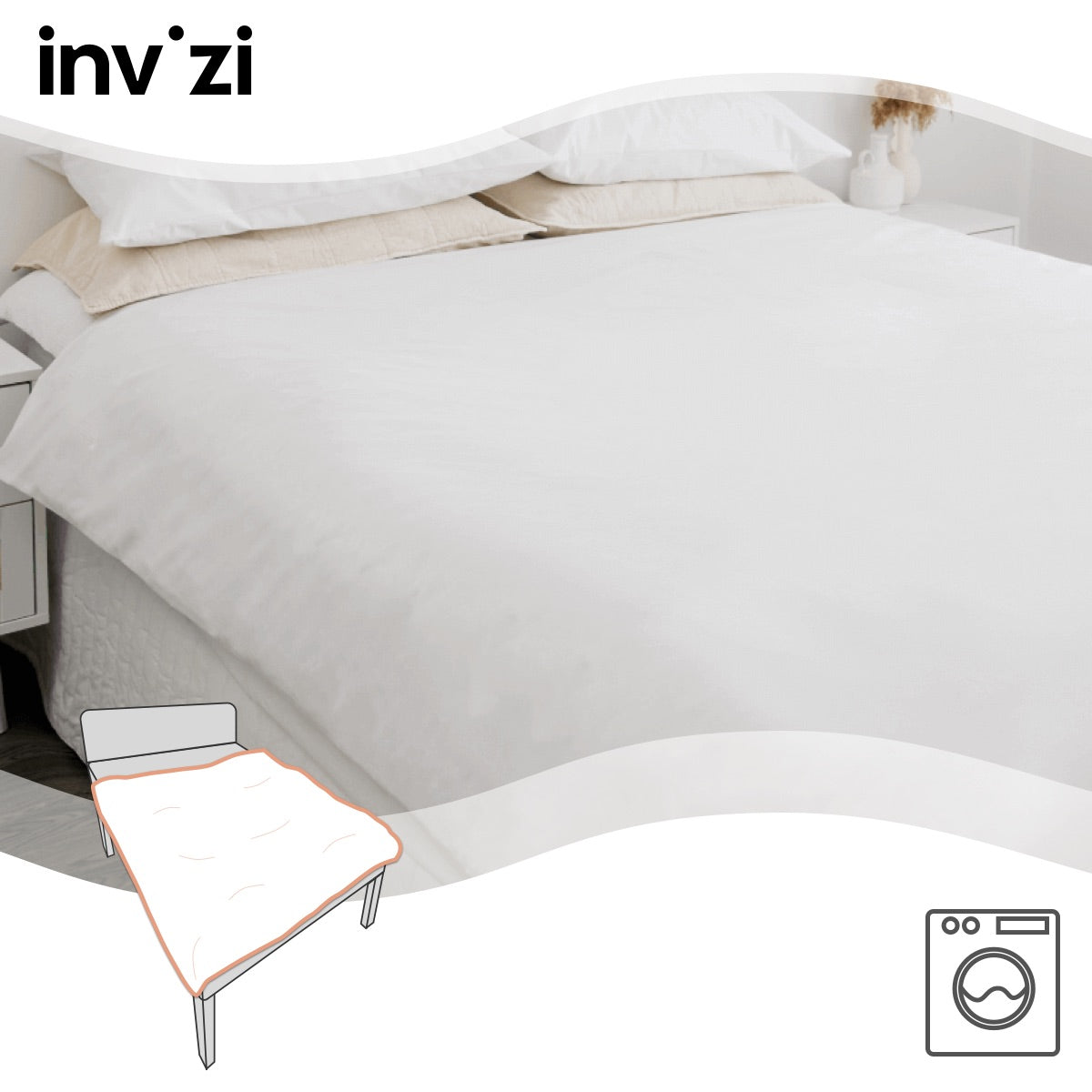 Housse de couette imperméable Invizi